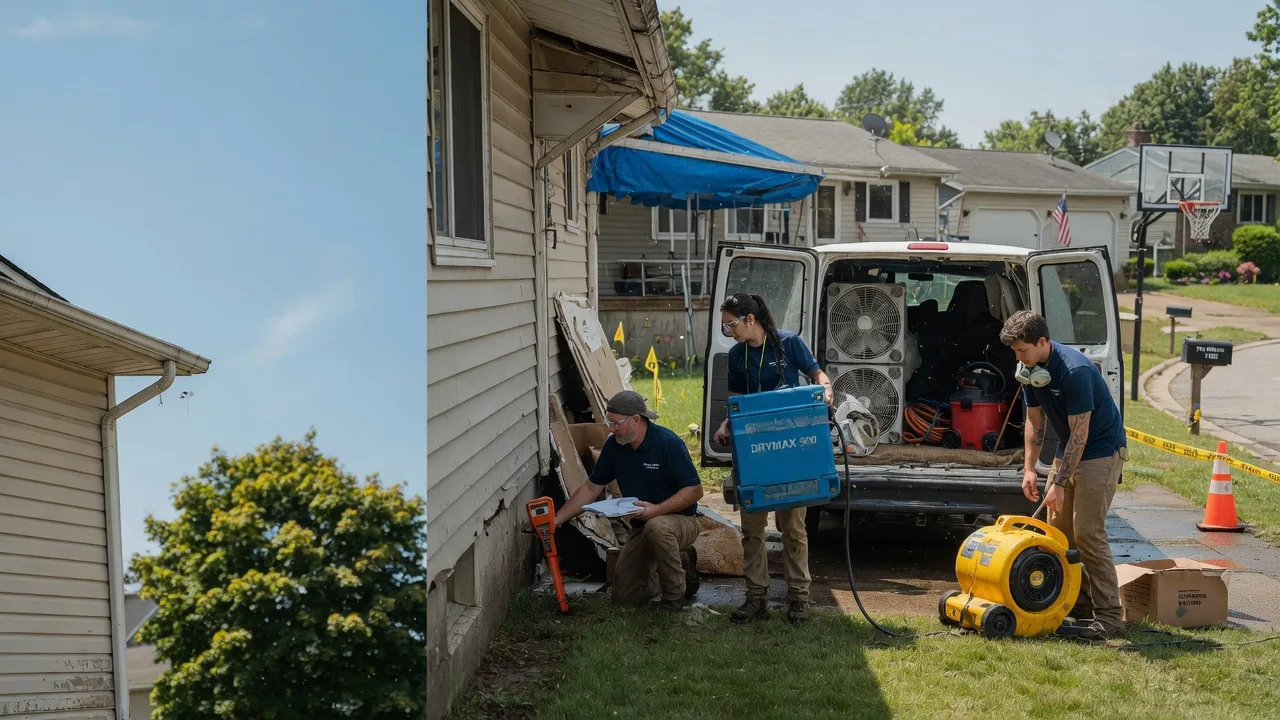 Ceiling Leak Cleanup in Spooner, WI near me